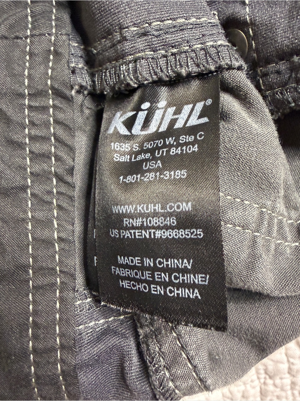 Kuhl Mens Radikl Gray Casual Utility Hiking Pants 36x32 - Picture 7 of 9
